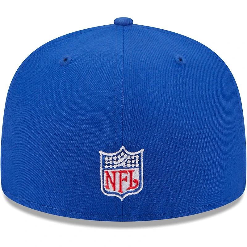 Casquette ajustée Royal Denver Broncos Throwback Main 59FIFTY New Era pour homme