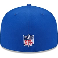 Casquette ajustée Royal Denver Broncos Throwback Main 59FIFTY New Era pour homme