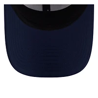 Casquette New Era 39THIRTY Flex blanche/bleu marine pour homme des Denver Broncos 2025 NFL Training Camp