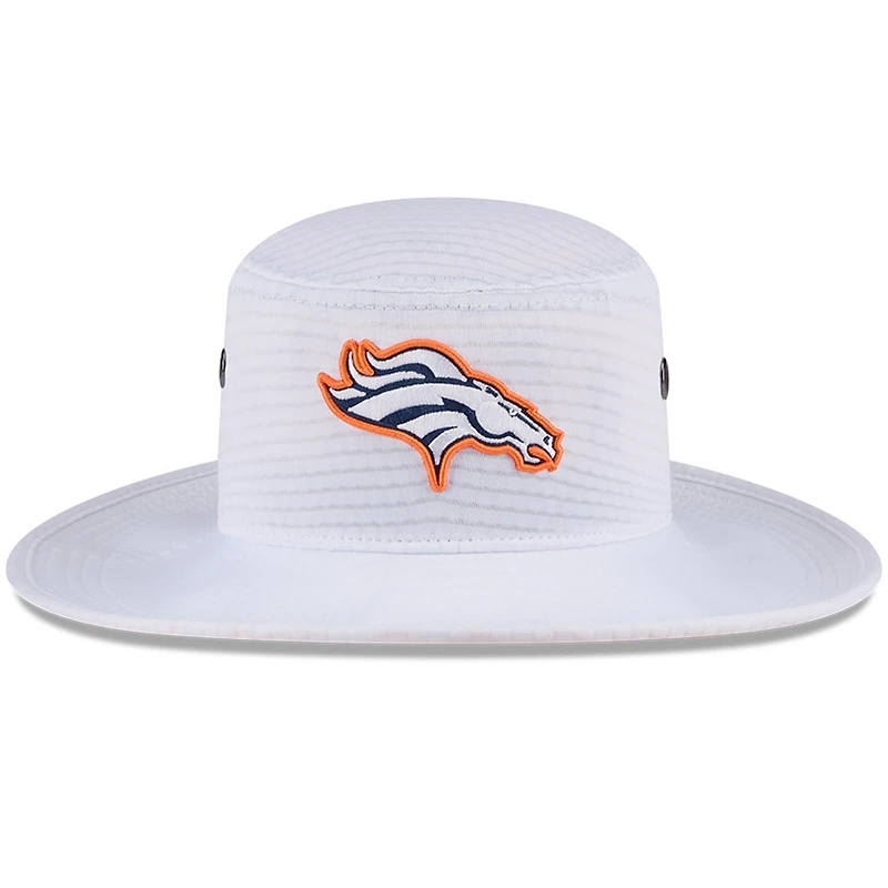 Bob New Era blanc Denver Broncos 2024 NFL Training Camp Panama pour homme