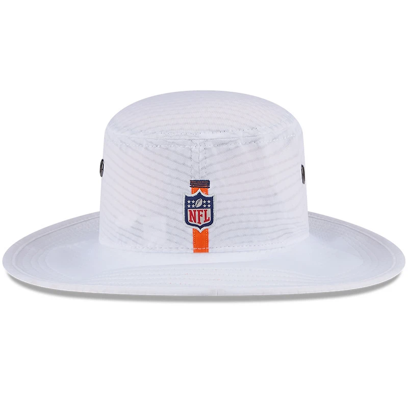Bob New Era blanc Denver Broncos 2024 NFL Training Camp Panama pour homme