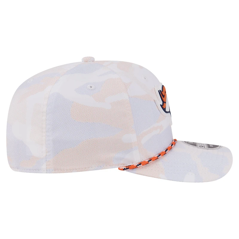 Men's New Era  White Denver Broncos Camo Rope 9SEVENTY Adjustable Hat