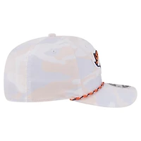 Men's New Era  White Denver Broncos Camo Rope 9SEVENTY Adjustable Hat