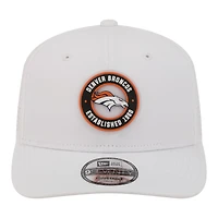 Men's New Era  White Denver Broncos COOLERA 9SEVENTY Adjustable Hat