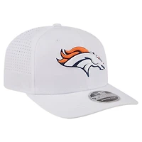 Men's New Era White Denver Broncos Name Plate 9SEVENTY Adjustable Hat