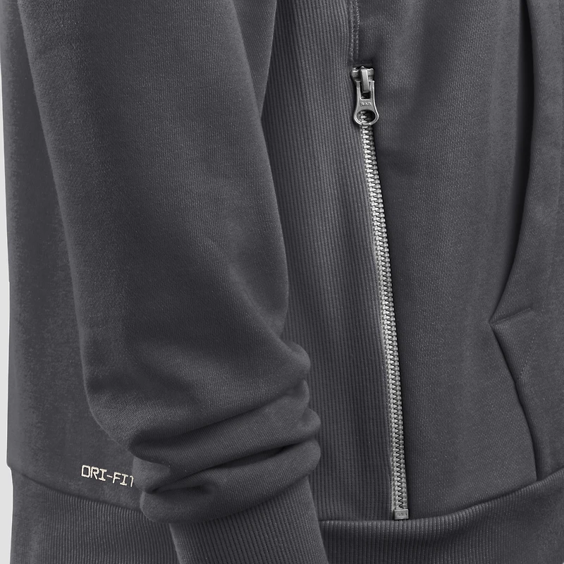 Men's Nike Anthracite Denver Broncos Sideline Standard Issue Utility Player Dri-FIT Full-Zip Hoodie