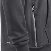 Men's Nike Anthracite Denver Broncos Sideline Standard Issue Utility Player Dri-FIT Full-Zip Hoodie