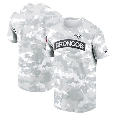 T-shirt Nike Arctic Camo Denver Broncos 2024 Salute To Service Performance pour homme
