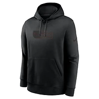 Sweat à capuche Nike noir Denver Broncos Edge Pack French Terry Club pour homme