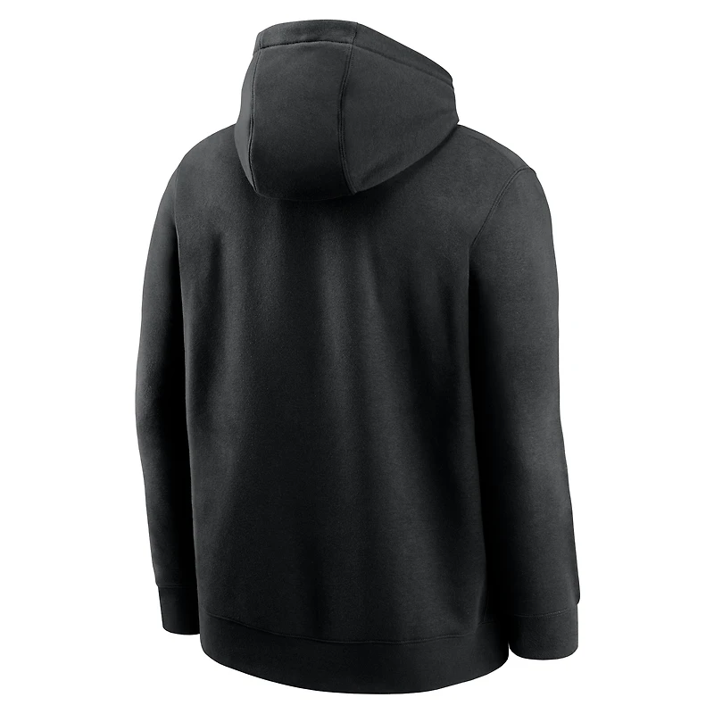 Sweat à capuche Nike noir Denver Broncos Edge Pack French Terry Club pour homme