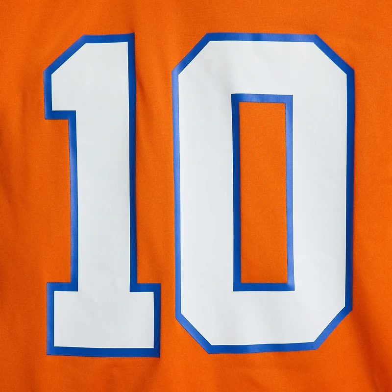 Men's Nike Bo Nix Orange Denver Broncos Mile High Collection 1977 Throwback Player Game Jersey