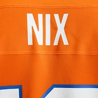 Men's Nike Bo Nix Orange Denver Broncos Mile High Collection 1977 Throwback Player Game Jersey