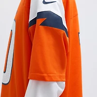 Men's Nike Bo Nix Orange Denver Broncos  Player Game Jersey