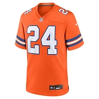 Maillot de jeu alternatif Nike Champ Bailey Orange Denver Broncos pour homme