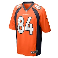 Maillot Nike Chris Manhertz pour homme, joueur de match des Denver Broncos, orange