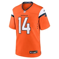 Men's Nike Courtland Sutton Orange Denver Broncos Mile High Collection Game Jersey