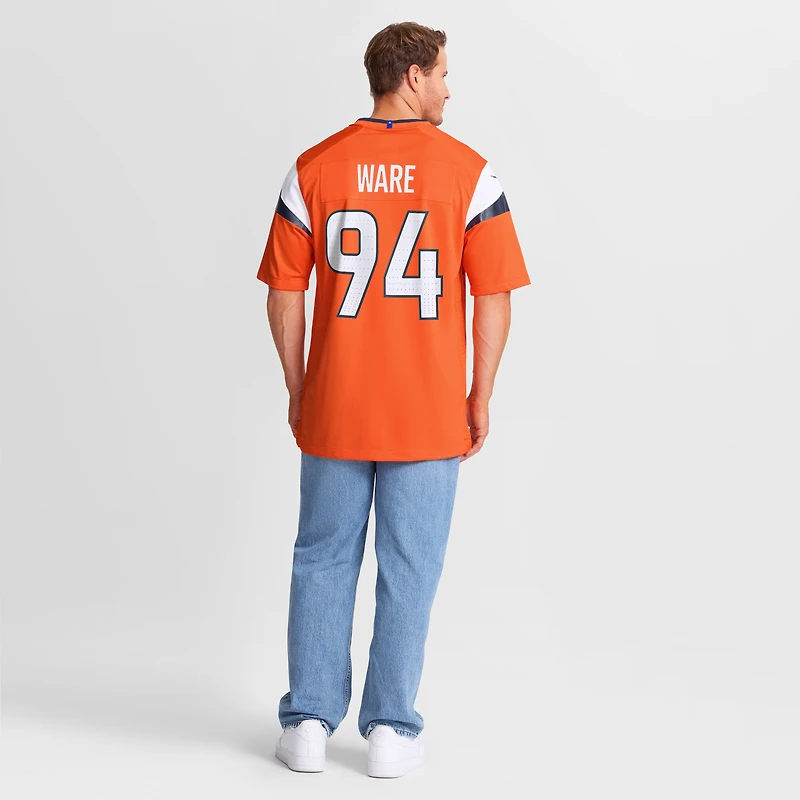 Men's Nike DeMarcus Ware  Orange Denver Broncos Team Retired Game Jersey