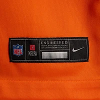 Maillot Nike Dennis Smith orange pour homme, joueur retraité des Denver Broncos, match alternatif