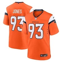 Maillot de match Nike D.J. Jones orange Denver Broncos pour homme