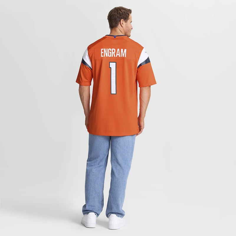 Maillot Nike Evan Engram orange des Denver Broncos pour homme