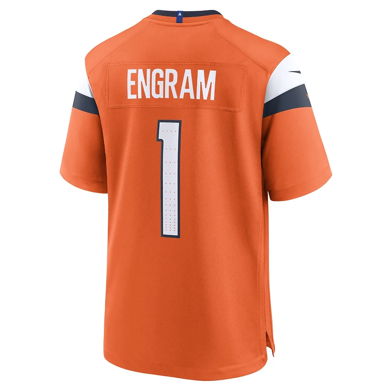 Men's Nike Evan Engram  Orange Denver Broncos Team Game Jersey