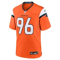 Men's Nike Eyioma Uwazurike  Orange Denver Broncos Team Game Jersey