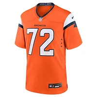 Men's Nike Garett Bolles  Orange Denver Broncos Team Game Jersey