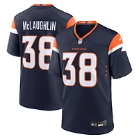 Maillot de match Nike Jaleel McLaughlin orange des Denver Broncos pour homme