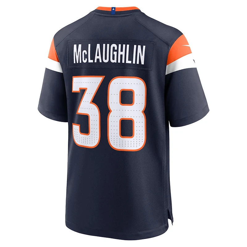 Maillot de match Nike Jaleel McLaughlin orange des Denver Broncos pour homme