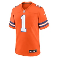 Men's Nike Jason Elam Orange Denver Broncos Retired Player Alternate Game Jersey