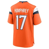Men's Nike Lil'Jordan Humphrey  Orange Denver Broncos Team Game Jersey