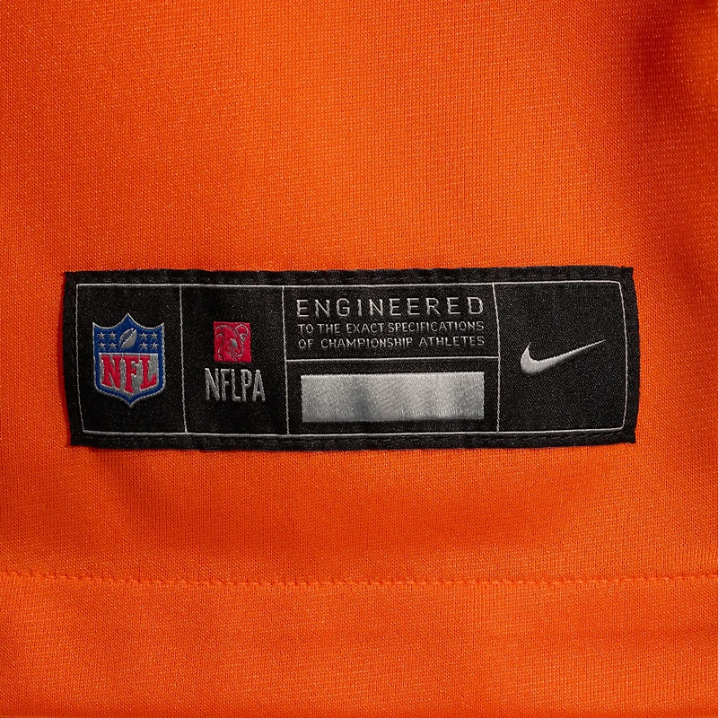 Maillot de match Nike Marques Cox orange Denver Broncos pour homme