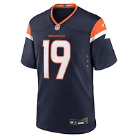 Men's Nike Marvin Mims Jr  Orange Denver Broncos Team Game Jersey