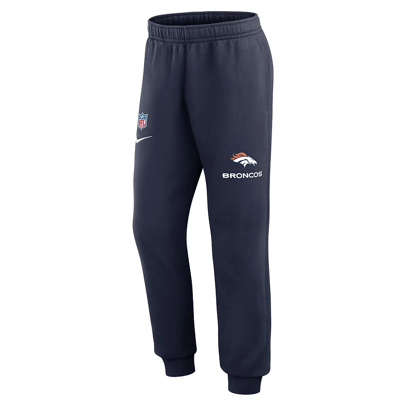Pantalon de jogging Nike Denver Broncos 2023 Sideline Club pour homme, bleu marine