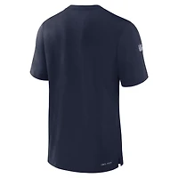 Men's Nike Navy Denver Broncos 2023 Sideline Performance T-Shirt