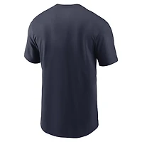 T-shirt Nike bleu marine Denver Broncos Essential Logo pour homme