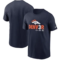 Men's Nike Navy Denver Broncos Hometown Collection Denv3r T-Shirt