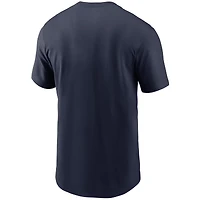 T-shirt Nike Denver Broncos Hometown Collection Denv3r pour homme, bleu marine