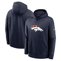 Men's Nike Navy Denver Broncos Primetime Club Logo Hoodie