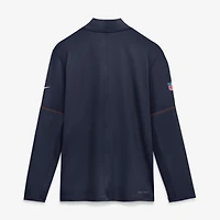 Pull-over Nike Dri-FIT Sideline bleu marine pour homme, modèle Denver Broncos.