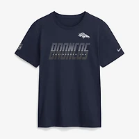 T-shirt Nike Dri-FIT bleu marine Denver Broncos pour homme