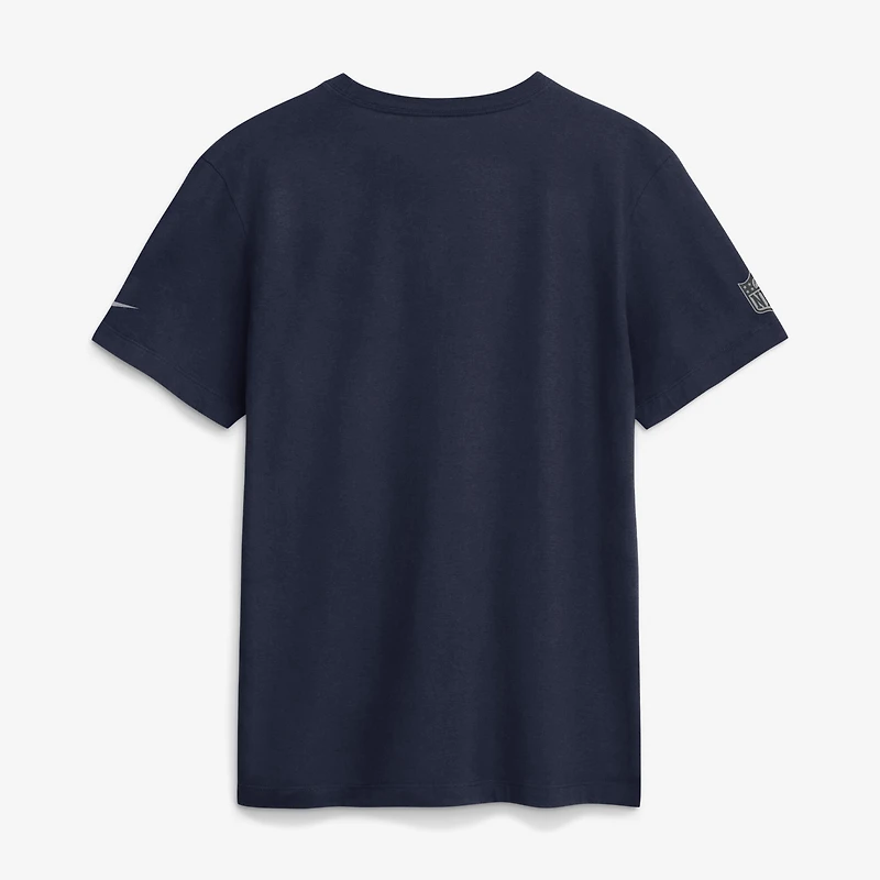 T-shirt Nike Dri-FIT bleu marine Denver Broncos pour homme