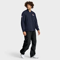 Men's Nike Navy Denver Broncos Sideline Full-Zip Bomber Jacket