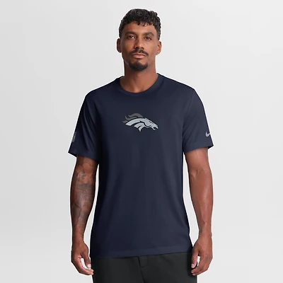 Men's Nike Navy Denver Broncos Sideline Lead The Charge Legend Dri-FIT T-Shirt
