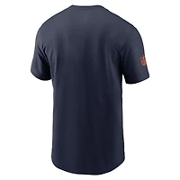 T-shirt Nike Performance Sideline bleu marine des Denver Broncos pour homme