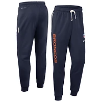 Pantalon fuselé Nike bleu marine Denver Broncos Sideline Standard Issue Ground Game Dri-FIT pour homme