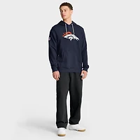 Sweat à capuche Nike bleu marine Denver Broncos Sideline Standard Issue Initial Home Dri-FIT pour homme