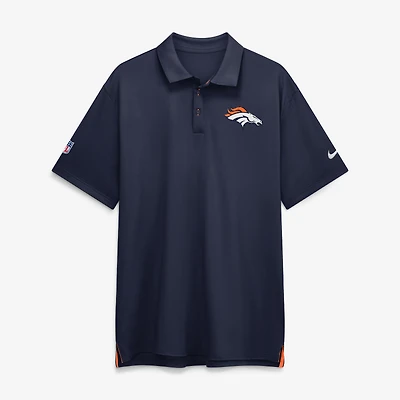 Men's Nike Navy Denver Broncos Sideline Tour Dri-FIT Polo