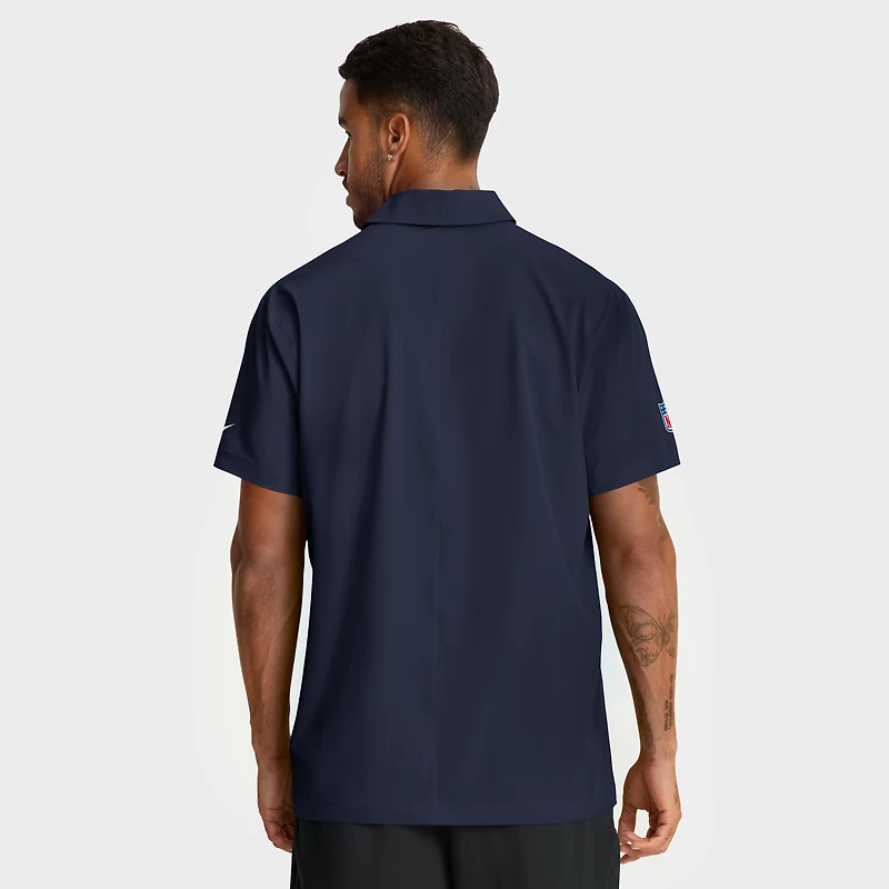 Polo tissé Nike Dri-FIT bleu marine des Denver Broncos pour homme