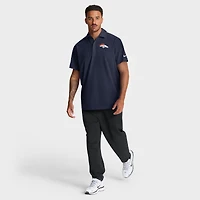 Polo tissé Nike Dri-FIT bleu marine des Denver Broncos pour homme
